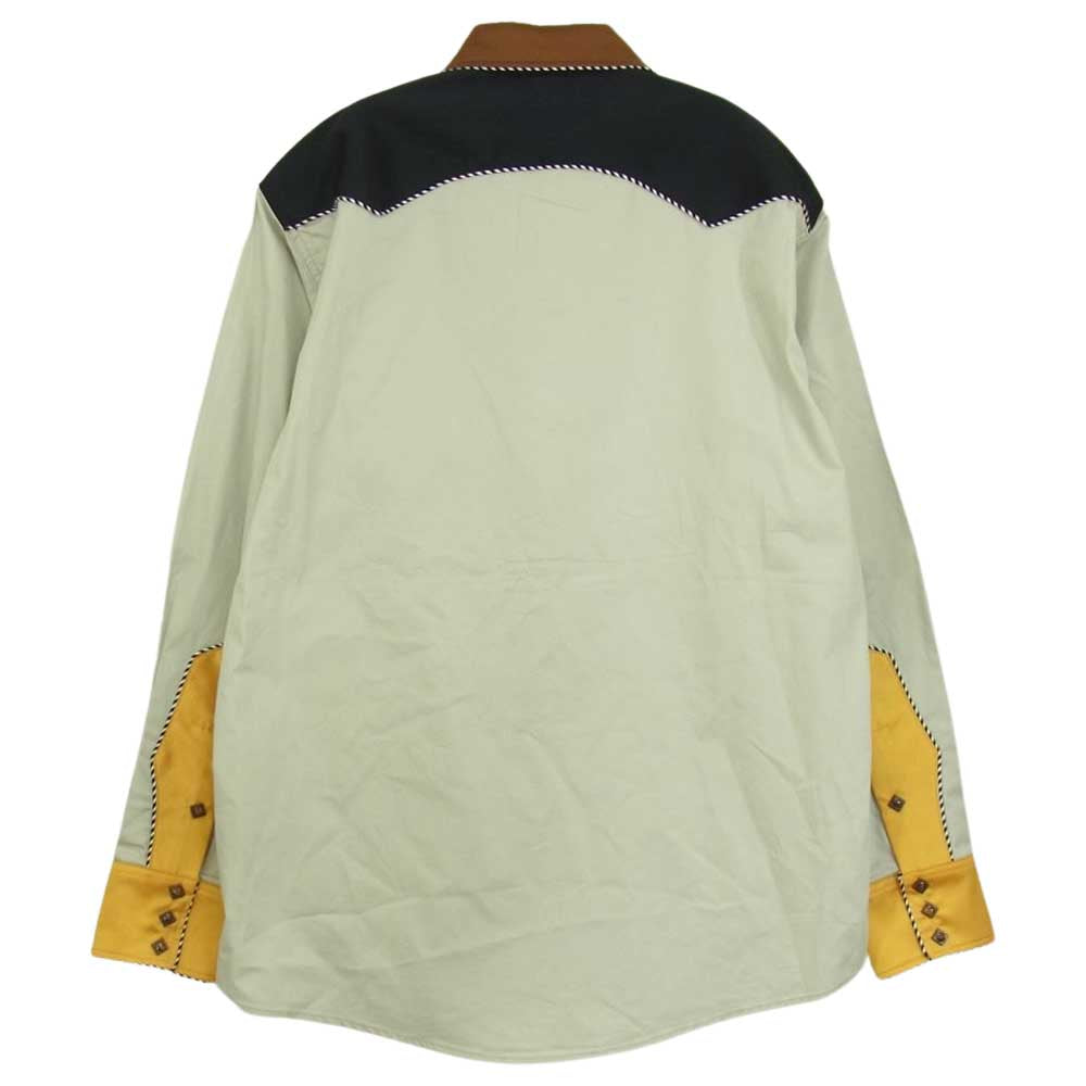 TOGA トーガ 19AW TP92-FJ503 Lee リー Western shirt ウエスタンシャツ マルチカラー系 L【美品】【中古】