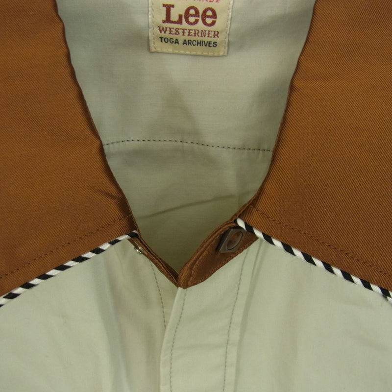 TOGA トーガ 19AW TP92-FJ503 Lee リー Western shirt ウエスタンシャツ マルチカラー系 L【美品】【中古】