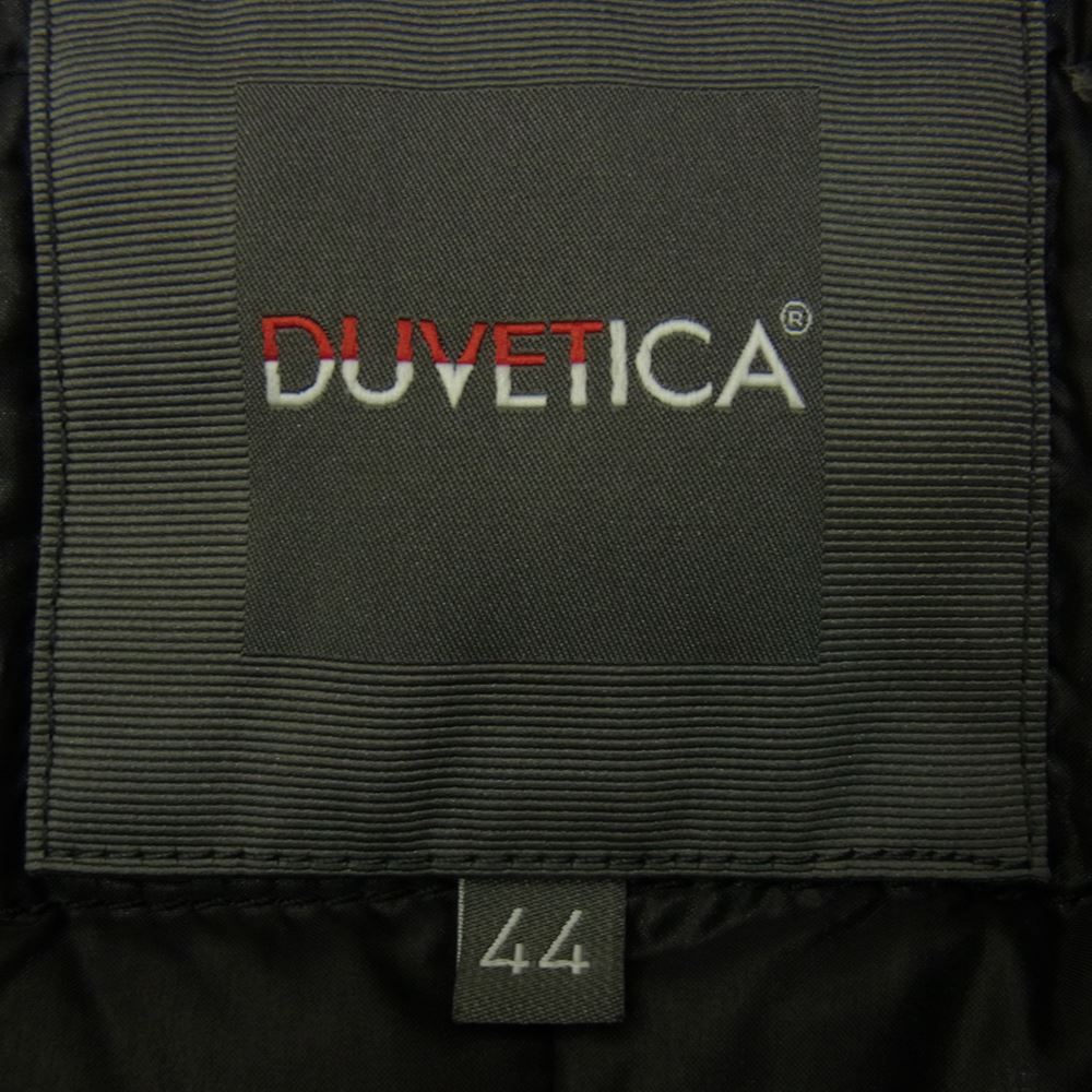 DUVETICA デュベティカ EILIDH エイリド Loro Piana ロロ・ピアーナウール レイヤード ファー ダウンコート ブラック系 44【中古】