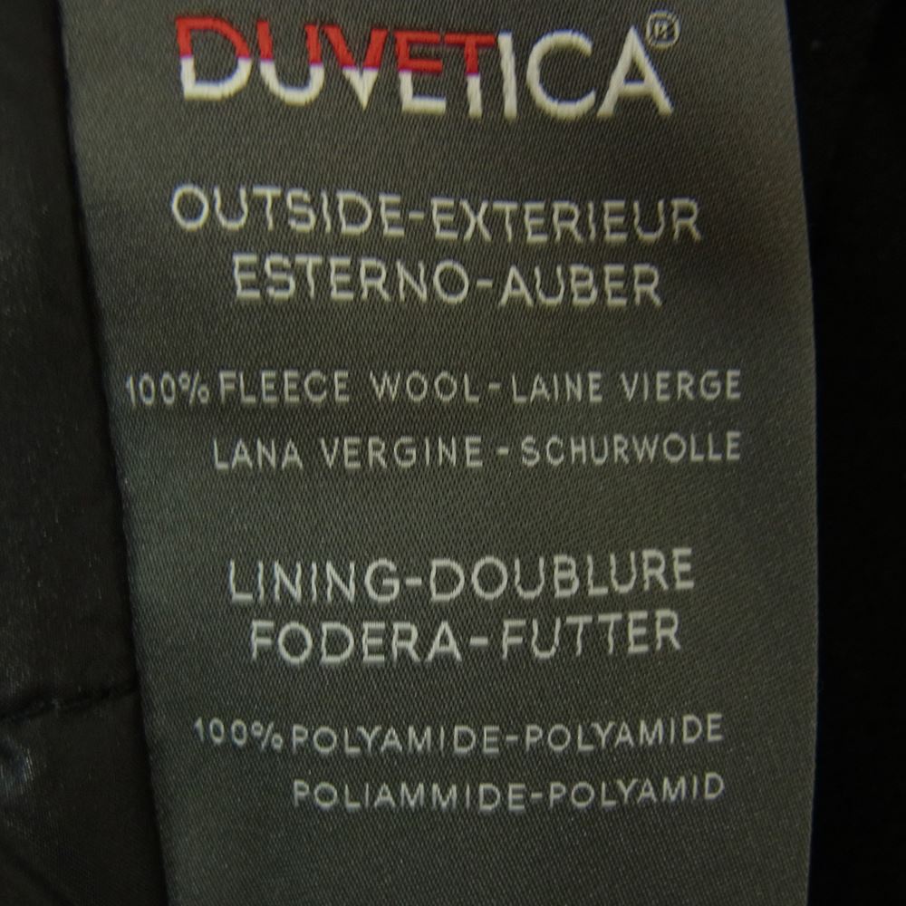 DUVETICA デュベティカ EILIDH エイリド Loro Piana ロロ・ピアーナウール レイヤード ファー ダウンコート ブラック系 44【中古】