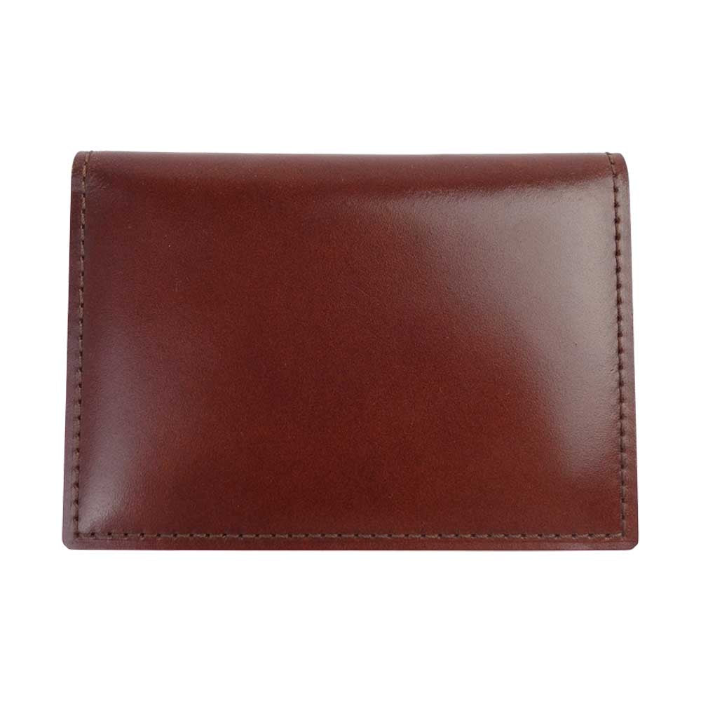 GANZO ガンゾ コードバン レザー 定期入れ パスケース ブラウン系【中古】