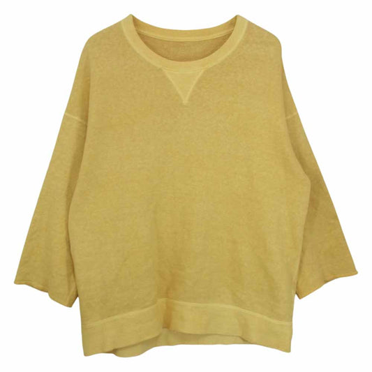 VISVIM ビズビム 121205010010 JUMBO SWEAT 3/4 UNEVEN DYE　 イエロー系 2【中古】