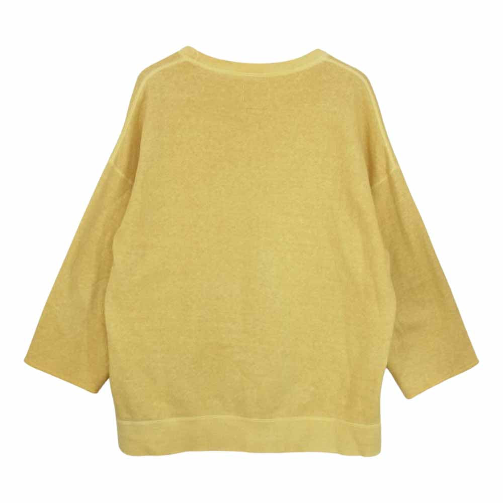 VISVIM ビズビム 121205010010 JUMBO SWEAT 3/4 UNEVEN DYE　 イエロー系 2【中古】
