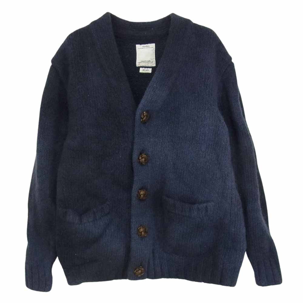 VISVIM ビズビム 20AW  0118205012003 SELMER LONG CARDIGAN UNEVEN DYE 染め タイダイ カーディガン ネイビー系 1【中古】