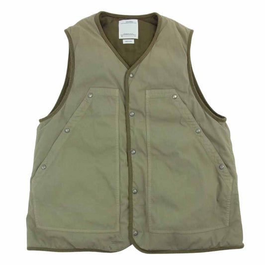 VISVIM ビズビム 22SS 122105013005 COVEY DOWN VEST ダウンベスト オリーブ オリーブ系 2【中古】