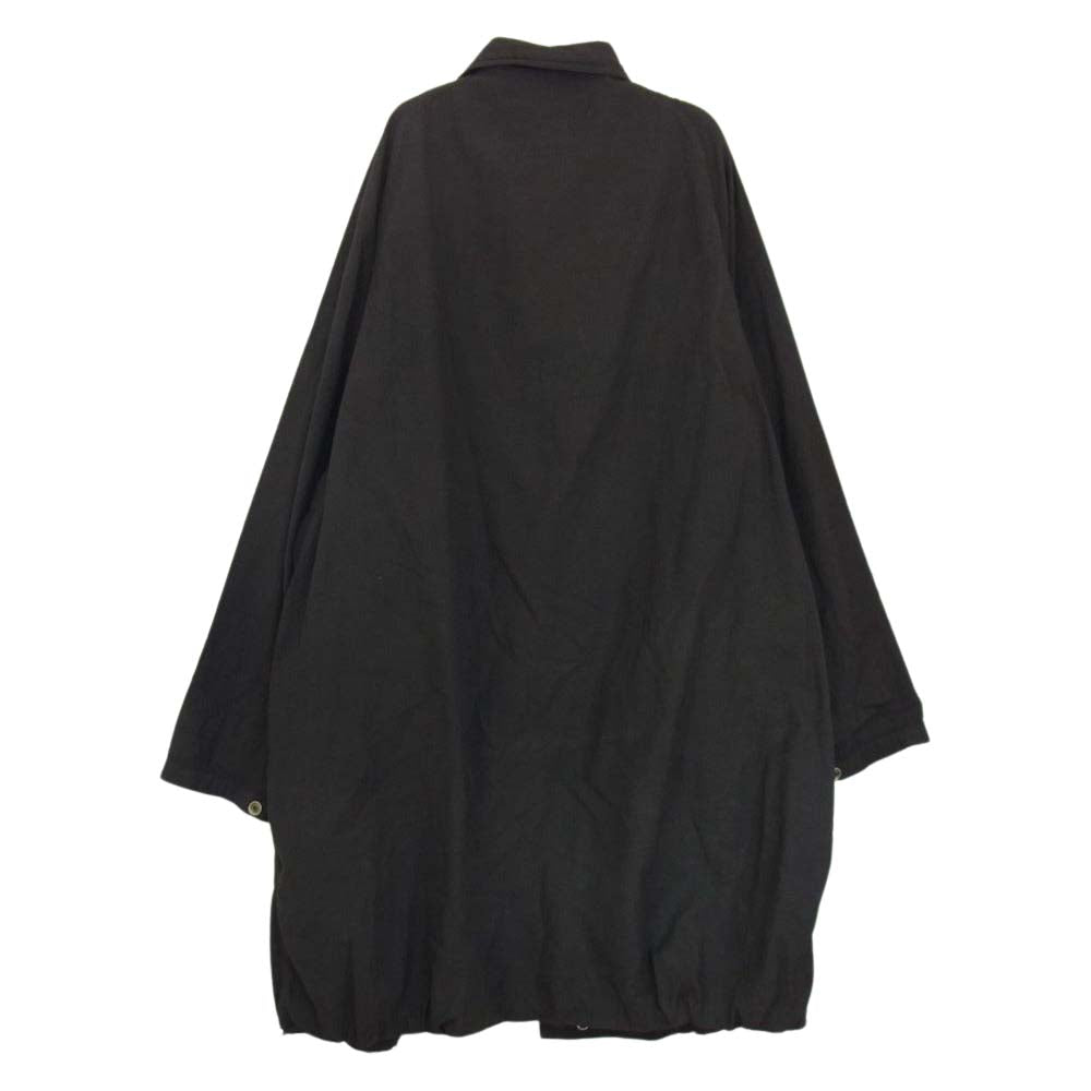 VISVIM ビズビム 21AW 121205013028 FOUR WINDS COAT ミリタリー シャツコート スナップボタン コート ブラック系 1【中古】