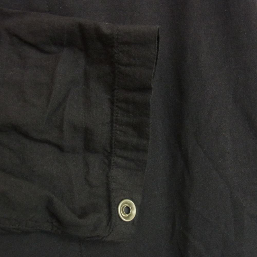 VISVIM ビズビム 21AW 121205013028 FOUR WINDS COAT ミリタリー シャツコート スナップボタン コート ブラック系 1【中古】