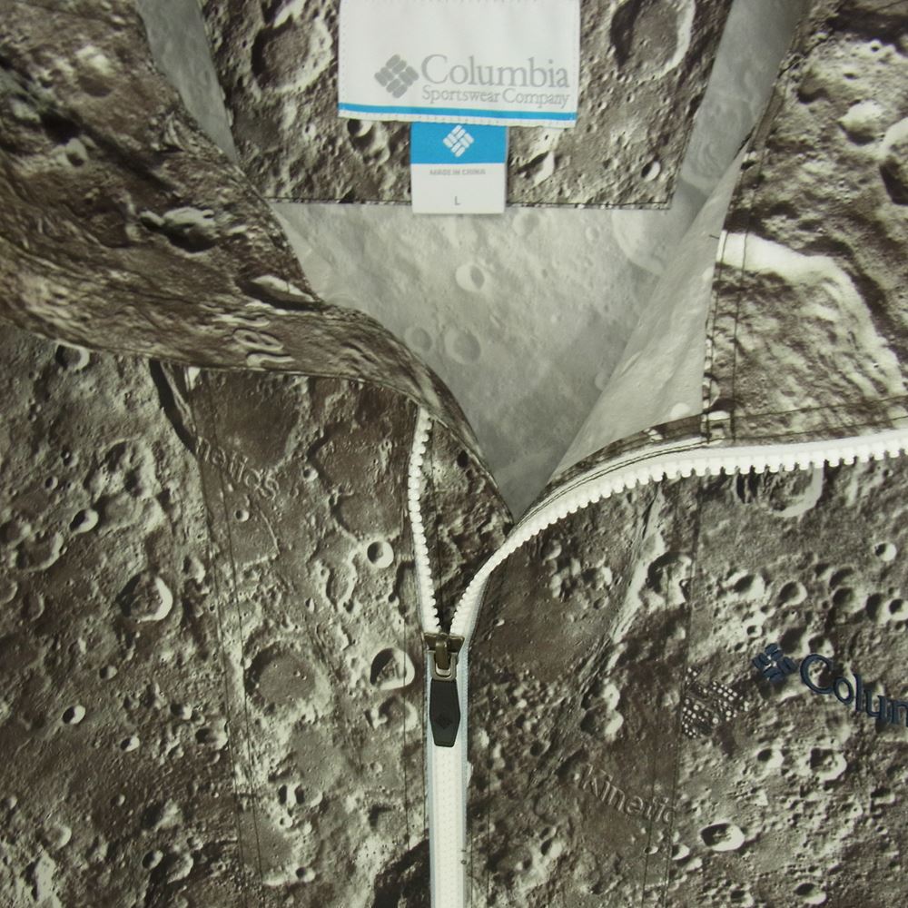 Columbia コロンビア × KINETICS  キネティクス 月面 MOON ナイロン ジャケット グレー系 L【中古】
