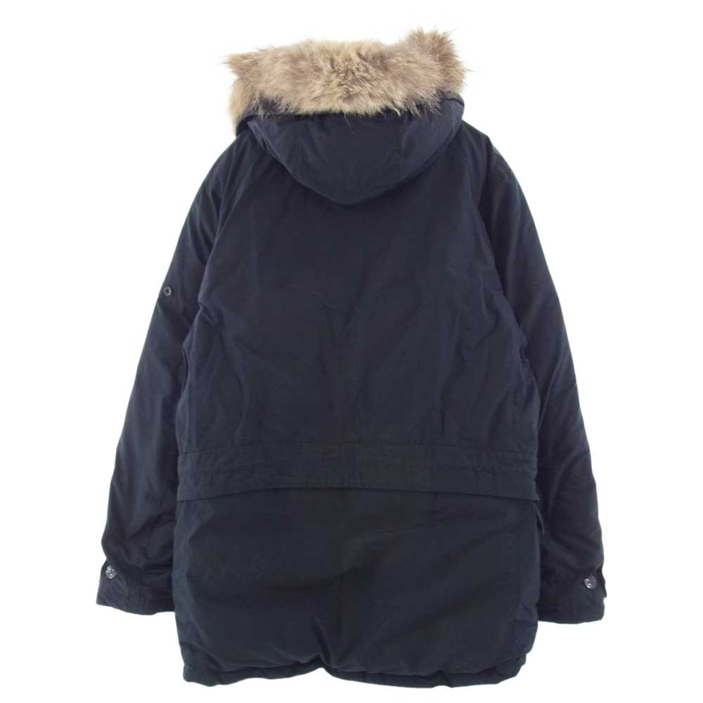 STONE ISLAND ストーンアイランド MICRO REPS DOWN N-3B ファー ダウンジャケット ブラック系 M【中古】