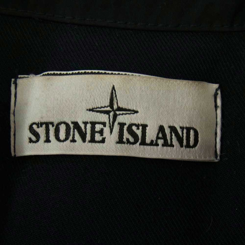 STONE ISLAND ストーンアイランド MICRO REPS DOWN N-3B ファー ダウンジャケット ブラック系 M【中古】