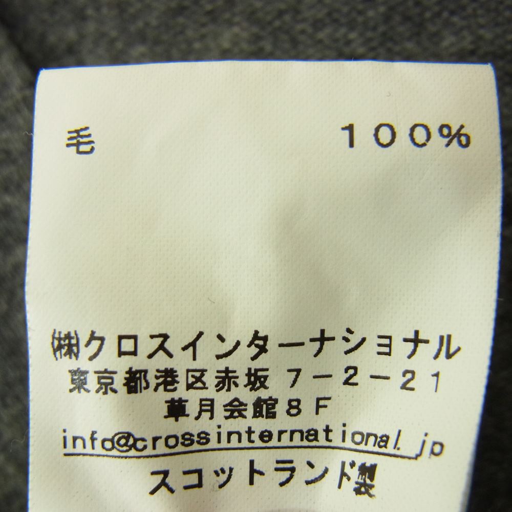 THOM BROWNE トムブラウン 国内正規品 スコットランド製 01113D7007 4BAR ニット カーディガン グレー グレー系 O【中古】