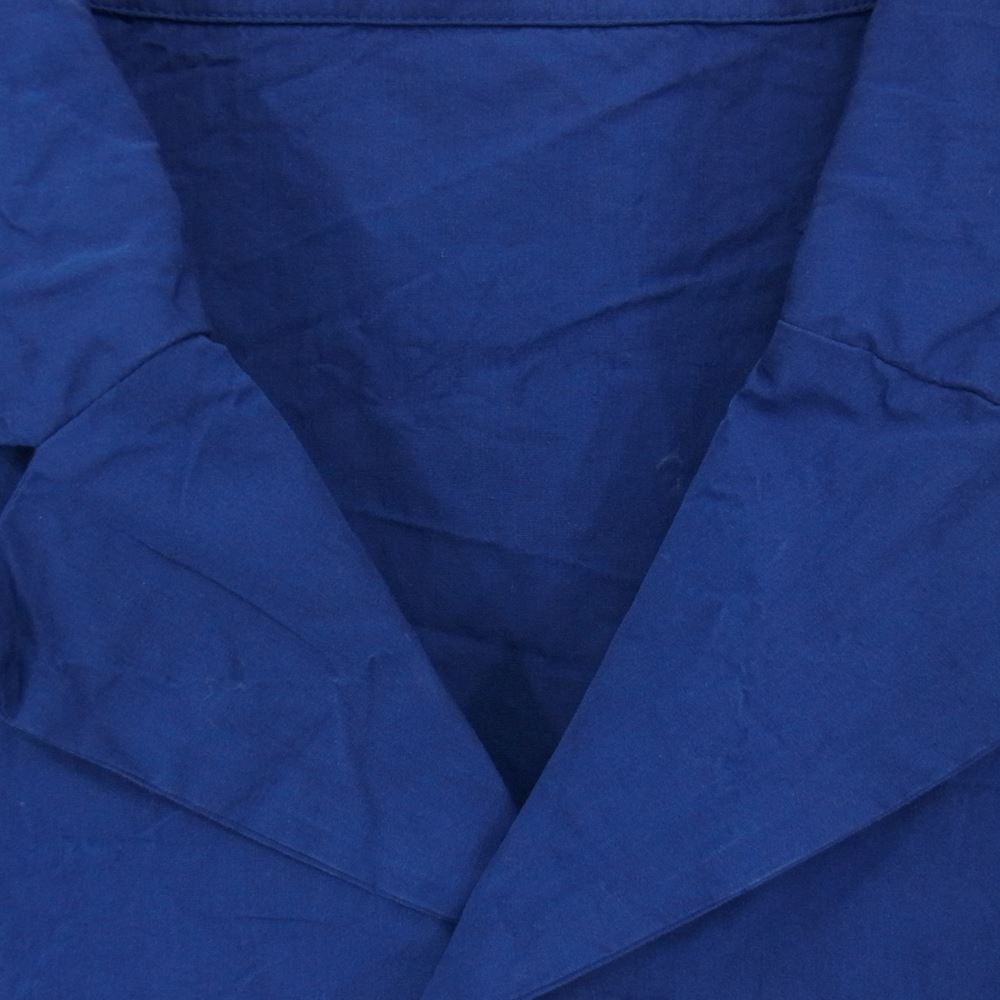 ケイシーケイシー 22SS 国内正規品 OPEN COLLAR SHIRT オープンカラー 半袖シャツ ブルー系 S【中古】