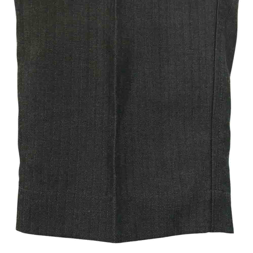 JUNYA WATANABE COMME des GARCONS MAN ジュンヤワタナベコムデギャルソンマン 22SS WI-P008 ウールストライプスラックスサルエル パンツ グレー系 M【中古】