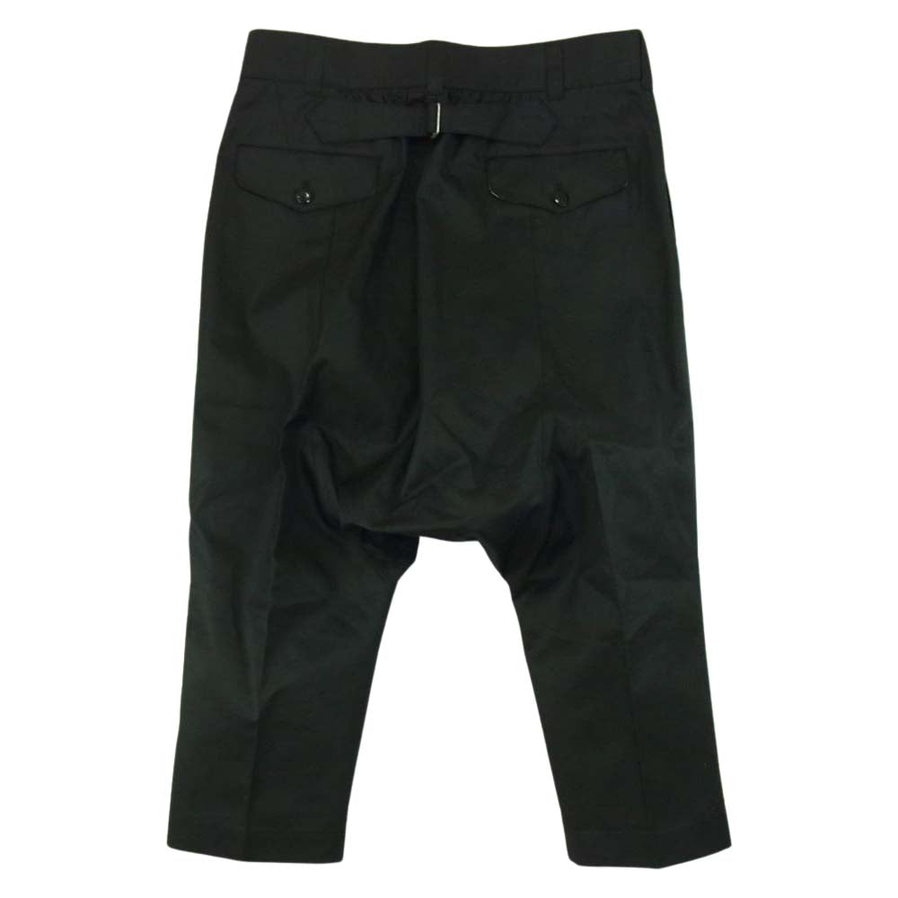JUNYA WATANABE COMME des GARCONS MAN ジュンヤワタナベコムデギャルソンマン 22SS WI-P053 綿エステルギャバ サルエルパンツ ブラック系 M【美品】【中古】