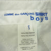 COMME des GARCONS コムデギャルソン SHIRT boys S25901 バックロゴパッチ スカジャン グレー系 S【美品】【中古】