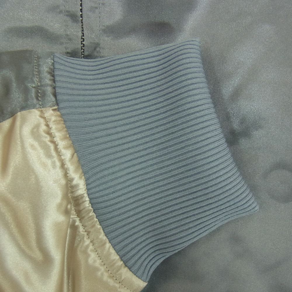 COMME des GARCONS コムデギャルソン SHIRT boys S25901 バックロゴパッチ スカジャン グレー系 S【美品】【中古】