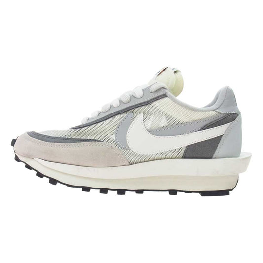 NIKE ナイキ sacai サカイ BV0073-100 LD WAFFLE WOLF GREY ワッフル ローカットスニーカー ホワイト系 グレー系 26.5cm【中古】