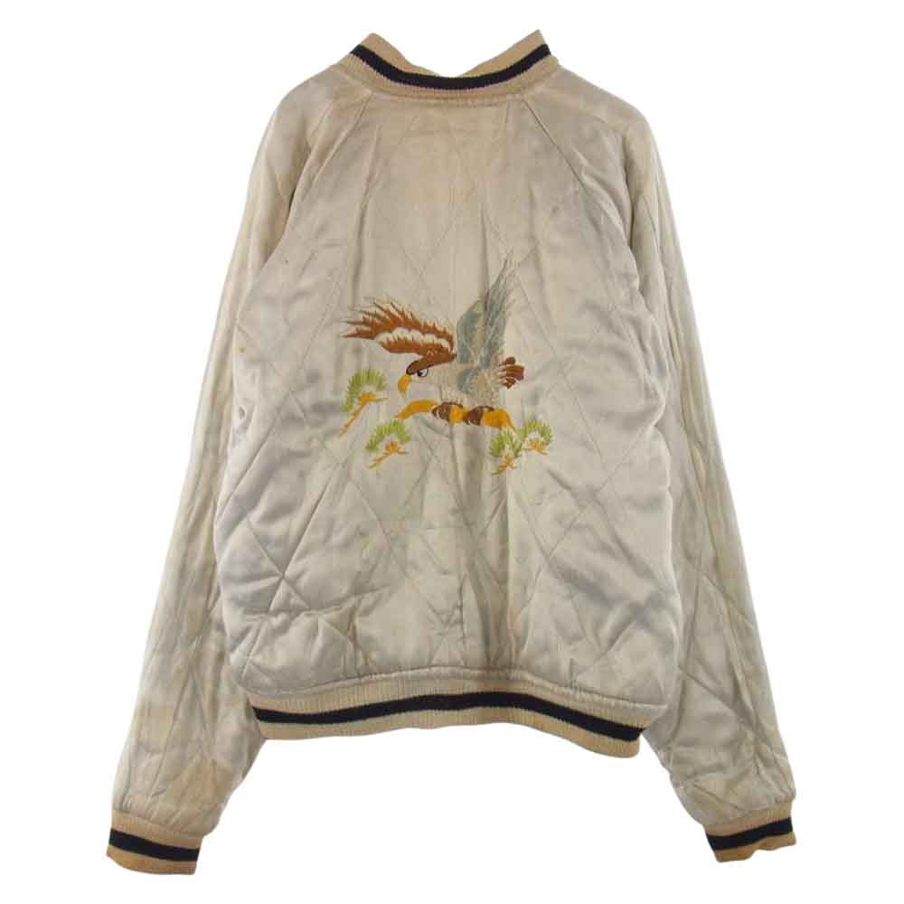 ヴィンテージ WH2711 MATADOR SOUVENIR JACKET YKK 回転ファスナー 別珍 サテン キルト リバーシブル スカジャン スーベニアジャケット ブラック系 ホワイト系【中古】