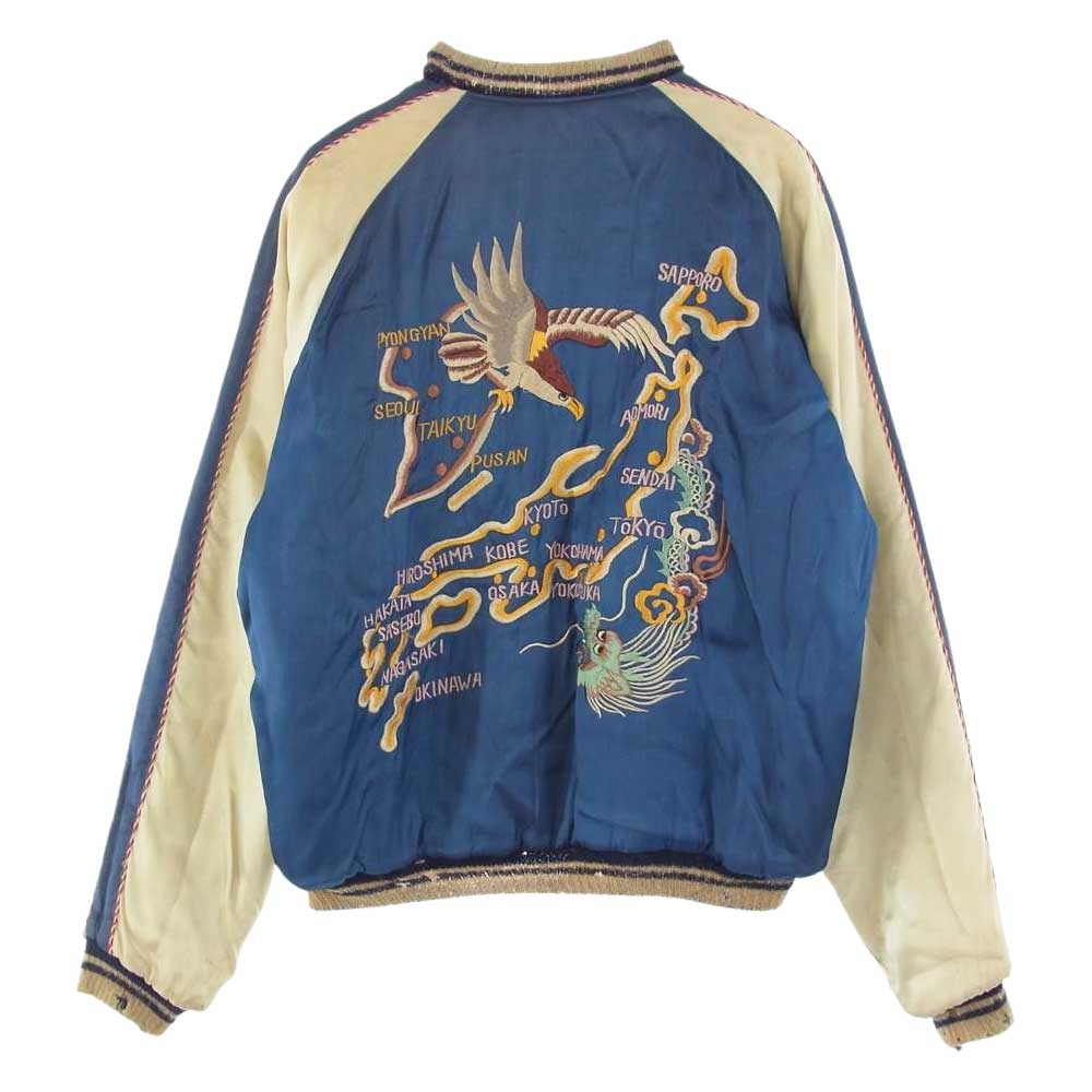 東洋 エンタープライズ TYE-M18486 500着限定 SOUVENIR JACKET スーベニアジャケット リバーシブルスカジャン 刺繍 ペイント L【中古】