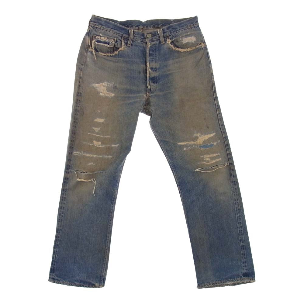 Levi's リーバイス Vintage 501 XX 刻印無し オリジナル ビンテージ ヴィンテージ デニム パンツ インディゴブルー系【中古】