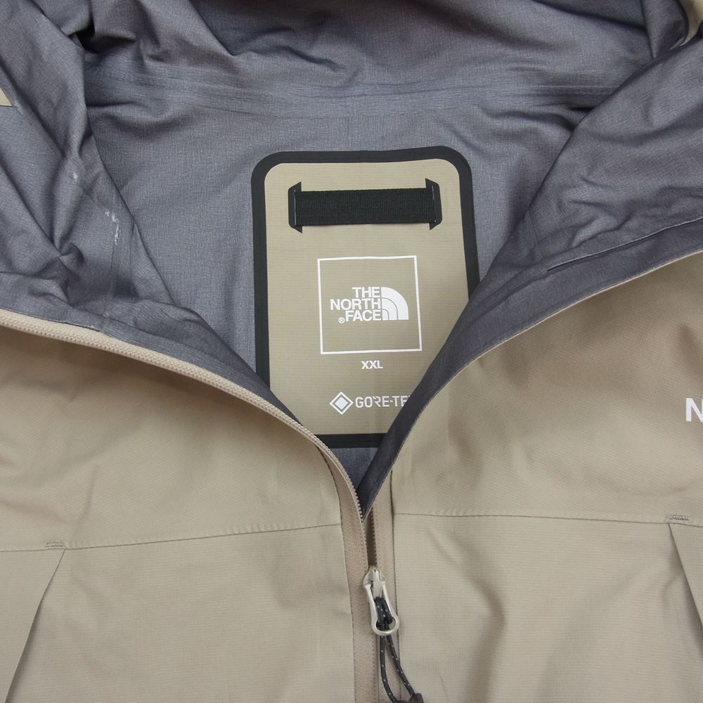 THE NORTH FACE ノースフェイス NP12201 CLIMB LIGHT JACKET クライム ライト ジャケット ベージュ系 XXL【美品】【中古】