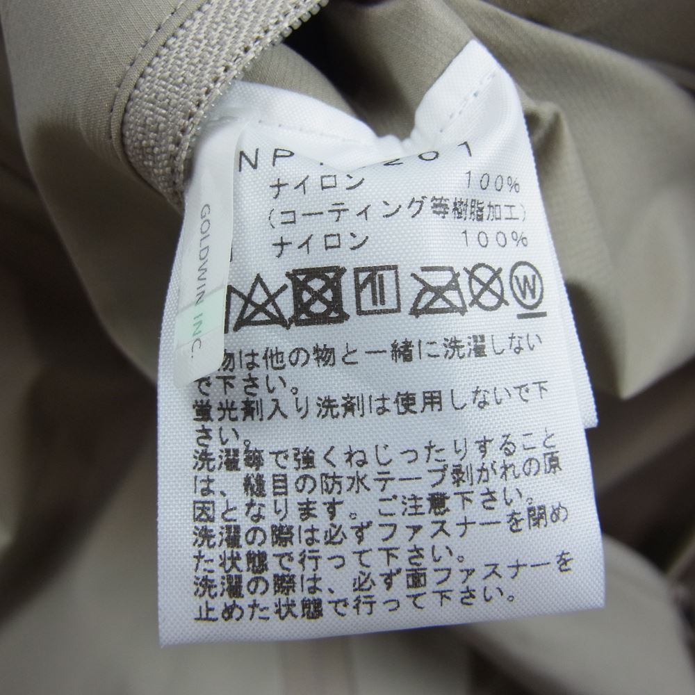 THE NORTH FACE ノースフェイス NP12201 CLIMB LIGHT JACKET クライム ライト ジャケット ベージュ系 XXL【美品】【中古】
