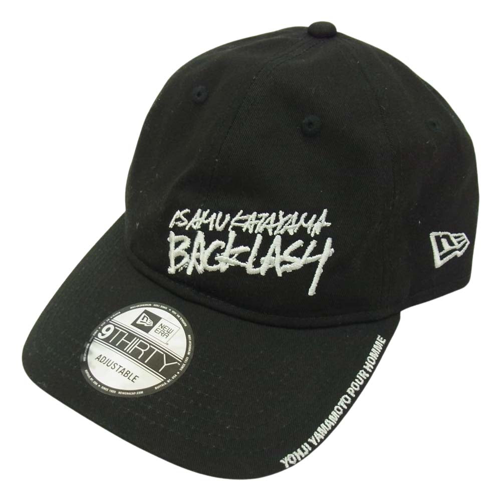 ISAMUKATAYAMA BACKLASH イサムカタヤマバックラッシュ Yohji Yamamoto ヨウジヤマモト NEW ERA ニューエラ キャップ ブラック系【極上美品】【中古】