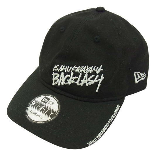 ISAMUKATAYAMA BACKLASH イサムカタヤマバックラッシュ Yohji Yamamoto ヨウジヤマモト NEW ERA ニューエラ キャップ ブラック系【極上美品】【中古】