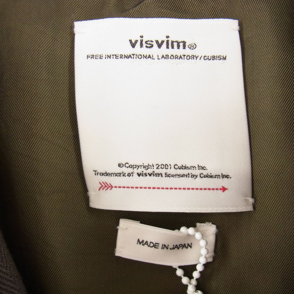 VISVIM ビズビム 22AW 0122205013005 THORSON DOWN JKT トーソン ダウンジャケット  モスグリーン系 1【極上美品】【中古】