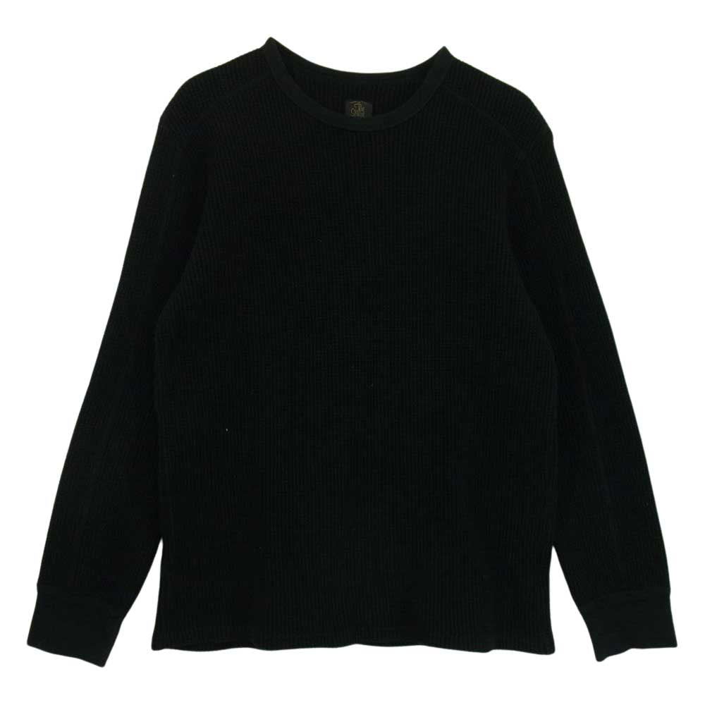 The Stylist Japan ザスタイリストジャパン サーマル ワッフル 長袖 カットソー ブラック系 L【中古】