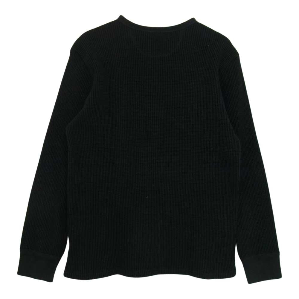 The Stylist Japan ザスタイリストジャパン サーマル ワッフル 長袖 カットソー ブラック系 L【中古】