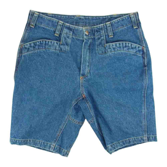 TENDERLOIN テンダーロイン BDP DENIM SHORTS WASH ウォッシュ インディゴ デニム ショーツ  インディゴブルー系 S【中古】