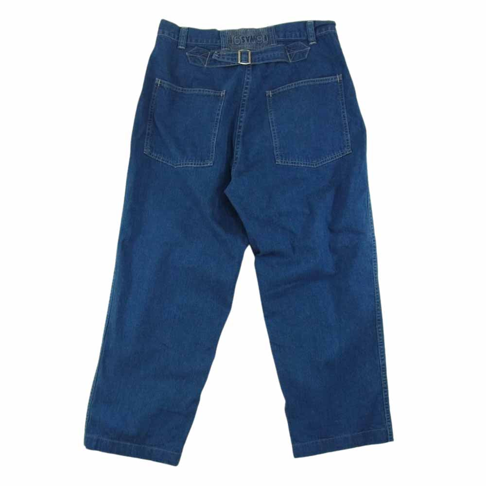 TENDERLOIN テンダーロイン DENIM TROUSERS WASH INDIGO デニム トラウザー ウォッシュインディゴ シンチバック パンツ インディゴブルー系 S【中古】
