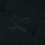 Y's Yohji Yamamoto ワイズ ヨウジヤマモト YD-T09-065 30 / Y's LOGO PIGMENT PRINT R FLASH LONG SLEEVE T 袖ロゴ ピグメントプリント フラッシュ 変形 長袖 カットソー ブラック系 2【中古】