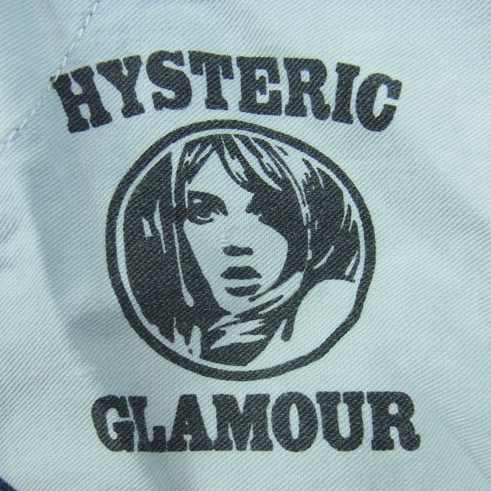 HYSTERIC GLAMOUR ヒステリックグラマー 01191AP03 5ポケット ジップフライ デニム フレア バギー パンツ インディゴブルー系 24【中古】
