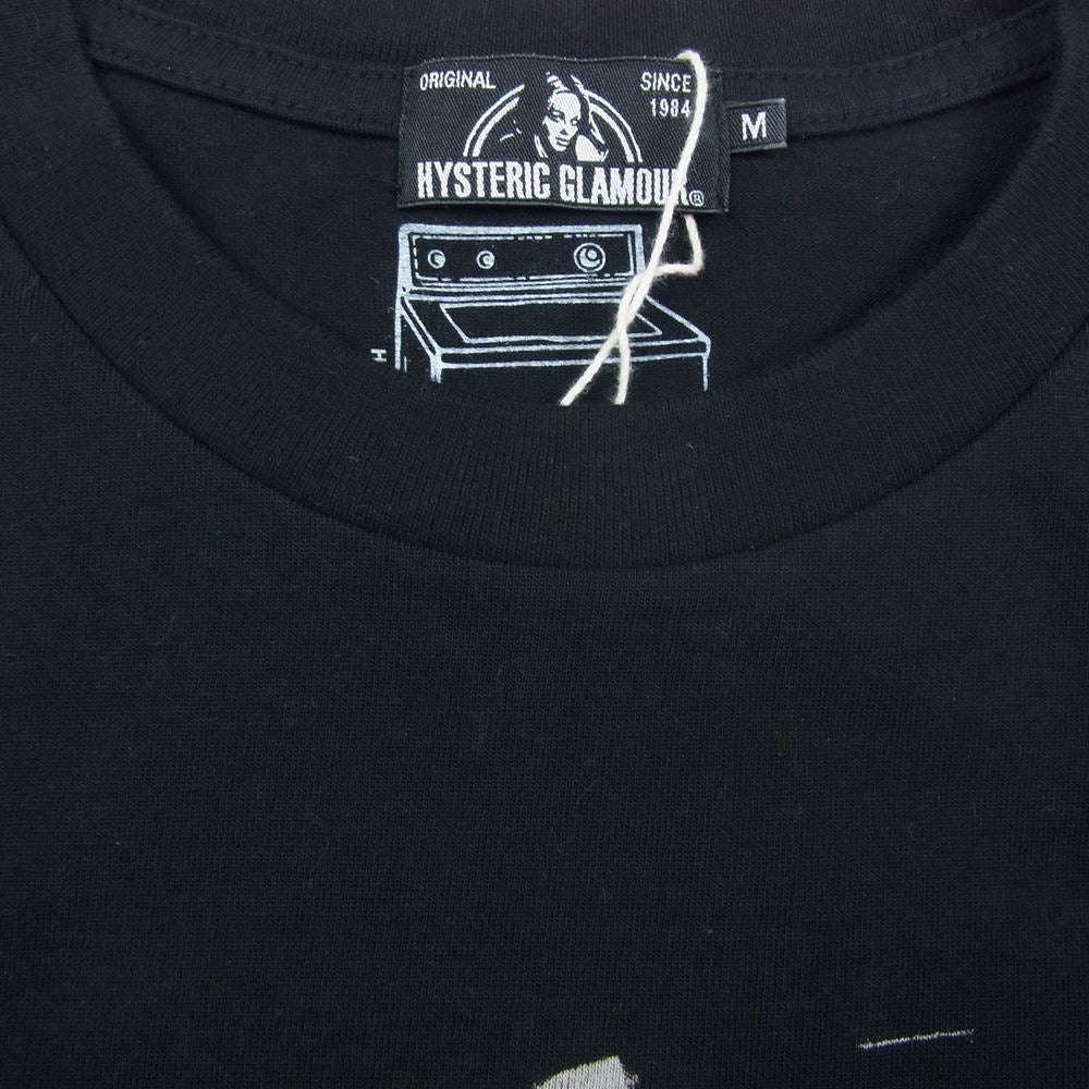 HYSTERIC GLAMOUR ヒステリックグラマー 21SS 02211CT07 SY/HUG ME I'M DIRTY SONIC YOUTH ソニックユース 半袖Tシャツ ブラック系 M【新古品】【未使用】【中古】