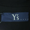 Y's Yohji Yamamoto ワイズ ヨウジヤマモト YX-D41-530-1 TRIACETATE DRY SMOOTH FASTENER LONG SHIRT スタンドカラー ファスナー ロングシャツ ドレス ジャケット ブラック系 02【美品】【中古】