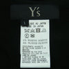 Y's Yohji Yamamoto ワイズ ヨウジヤマモト 22SS YQ-P02-500 TRIACETATE POLYESTER de CHINE WIDE FLARE PANTS シャイン ワイド フレア パンツ ブラック系 01【中古】