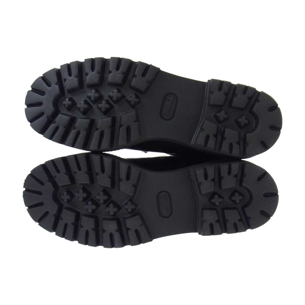 Y's Yohji Yamamoto ワイズ ヨウジヤマモト 20AW YR-E04-704 COMBI LEATHER BELT BOOTS コンビレザー ベルト ブーツ ブラック系 インソール実寸約24cm【新古品】【未使用】【中古】