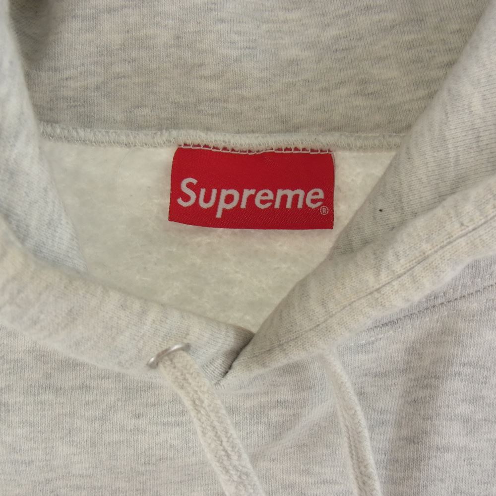 Supreme シュプリーム 20AW Rib Hooded Sweatshirt リブ フーデッド スウェットシャツ パーカー グレー系 XL【中古】