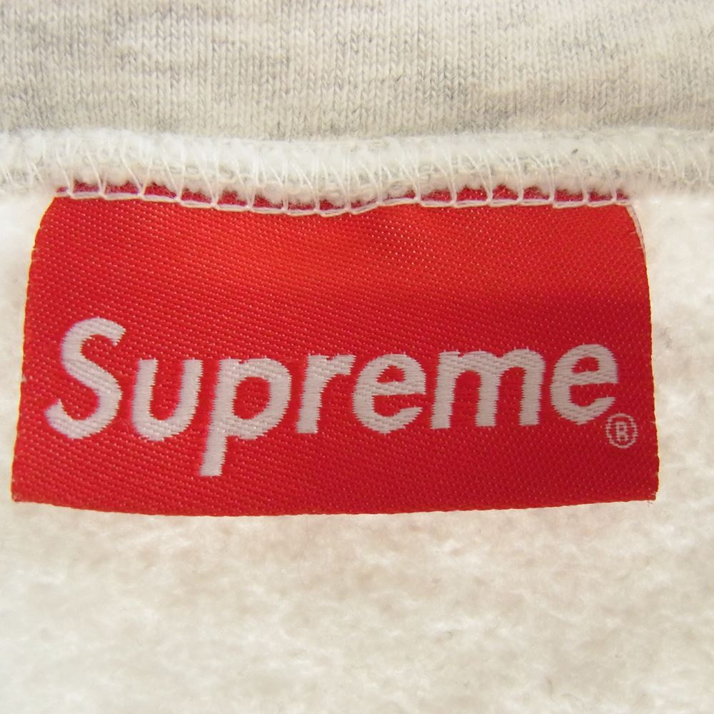 Supreme シュプリーム 20AW Rib Hooded Sweatshirt リブ フーデッド スウェットシャツ パーカー グレー系 XL【中古】