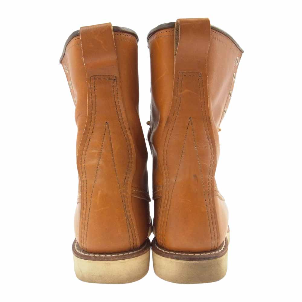 RED WING レッドウィング 9877 犬タグ 復刻 アイリッシュセッター ゴールドラセット セコイア クラシックモックトゥ US8(26.0cm)【中古】
