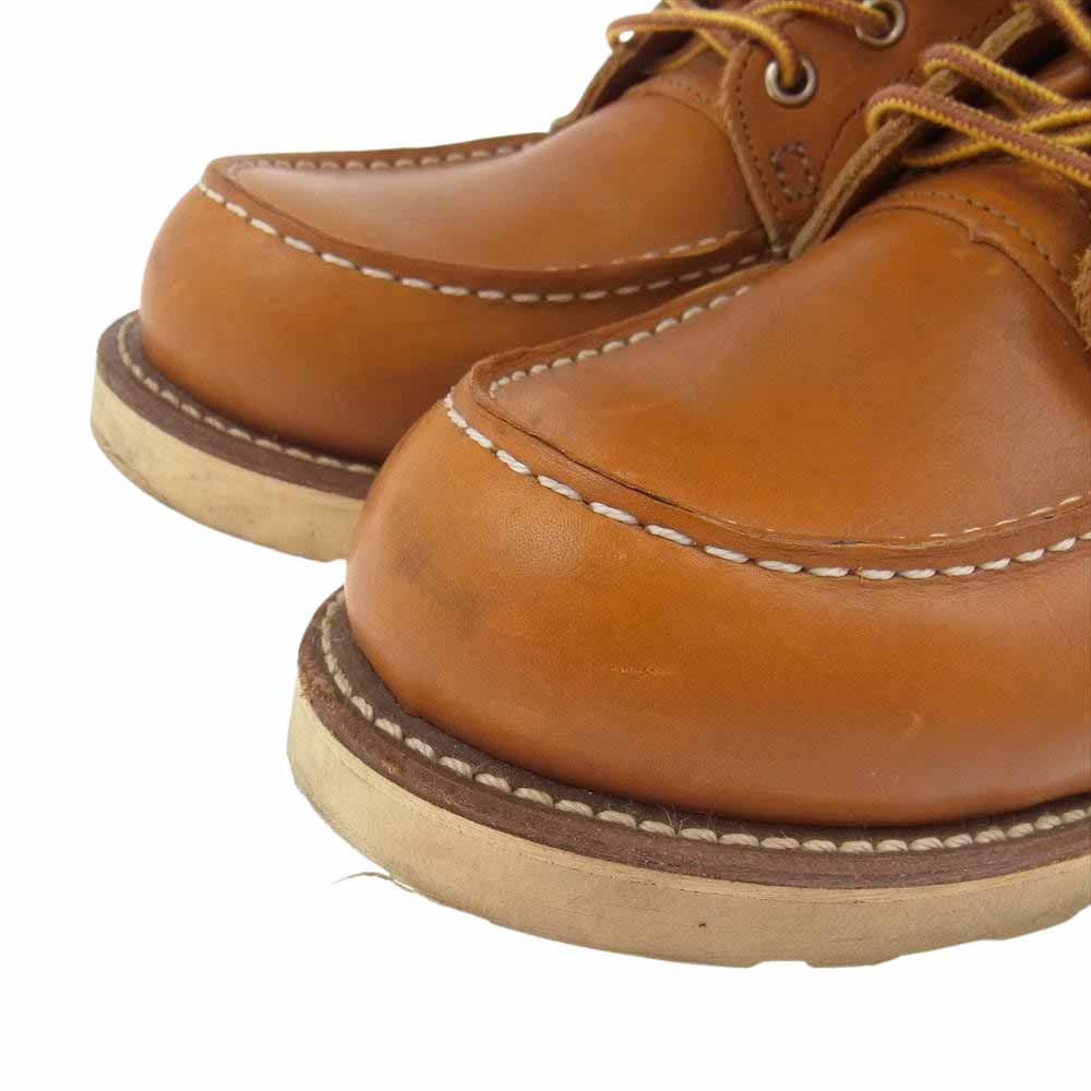 RED WING レッドウィング 9877 犬タグ 復刻 アイリッシュセッター ゴールドラセット セコイア クラシックモックトゥ US8(26.0cm)【中古】