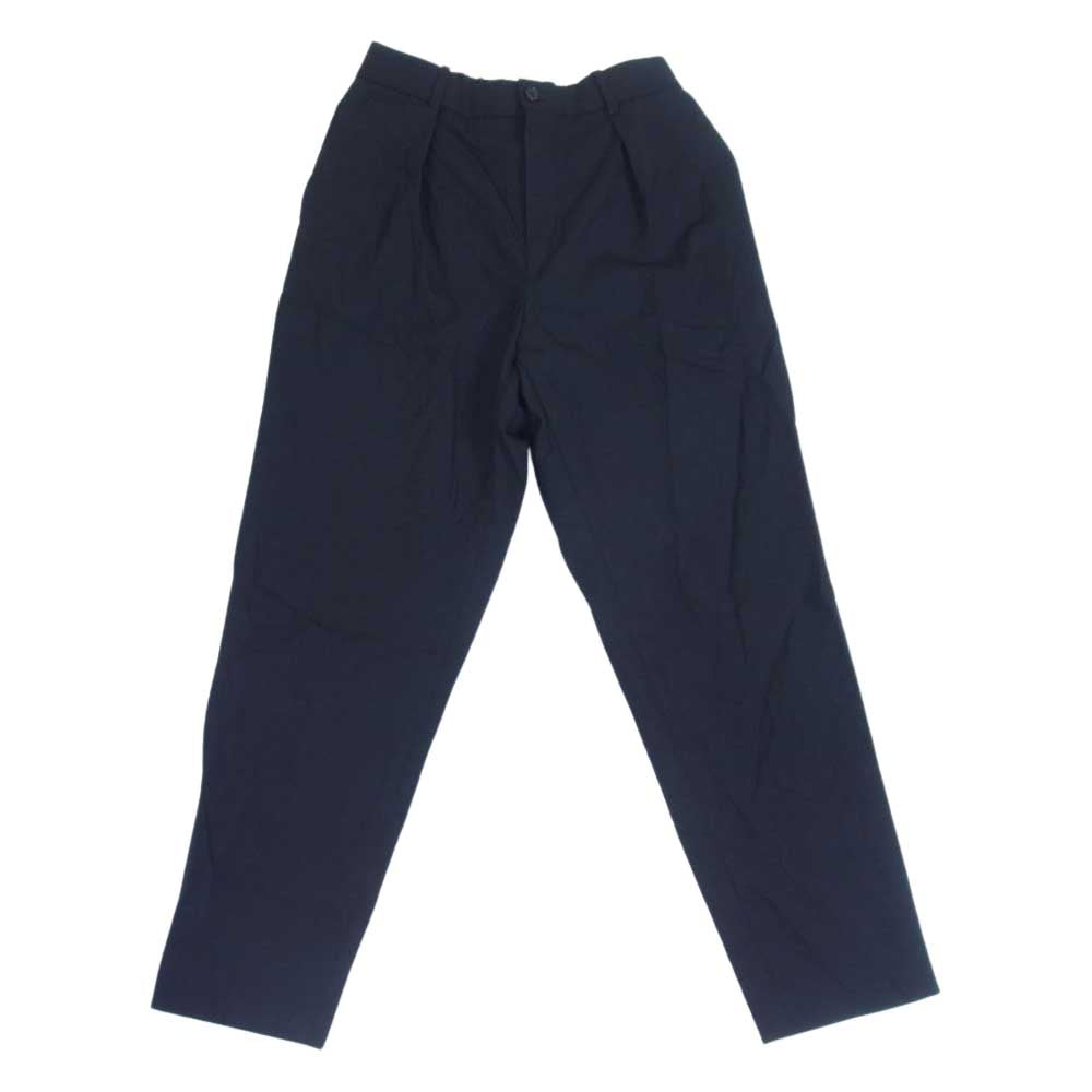 markaware マーカウェア A19A-11PT01C FRONT PLEATS PEGTOP ORGANIC WOOL TROPICAL ブラック系 2【中古】