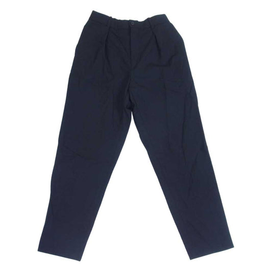markaware マーカウェア A19A-11PT01C FRONT PLEATS PEGTOP ORGANIC WOOL TROPICAL ブラック系 2【中古】