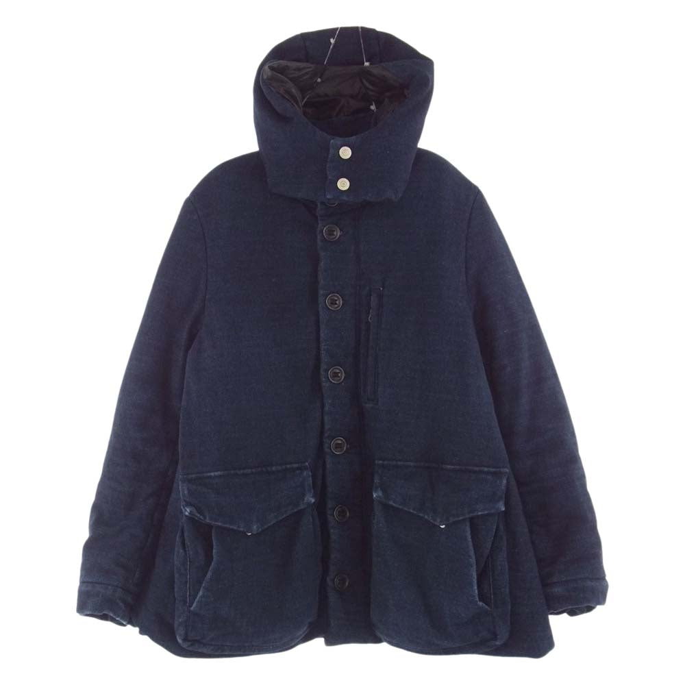オーギュストプレゼンテーション デニム天竺 シンサレート 中綿 ジャケット インディゴブルー系 L【中古】