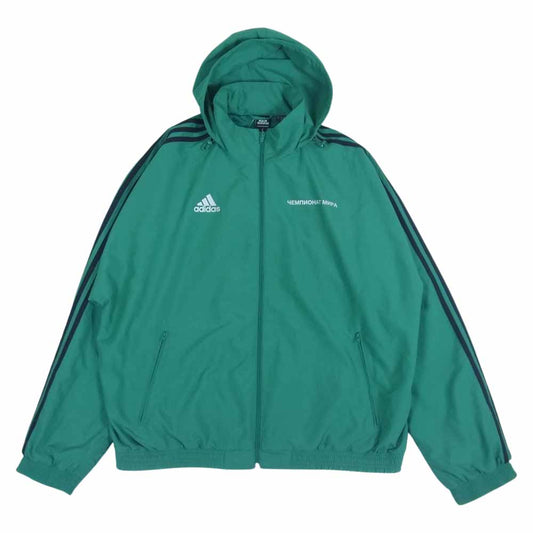ゴーシャラブチンスキー adidas 国内正規品 DP5314 WOVEN JACKET アディダス トラックジャケット グリーン系【中古】