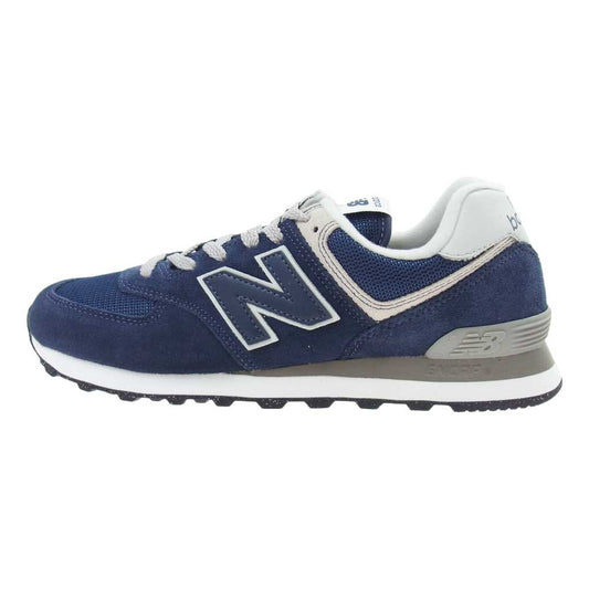 NEW BALANCE ニューバランス ML574EVN ローカット スニーカー ネイビー系 23.5【新古品】【未使用】【中古】