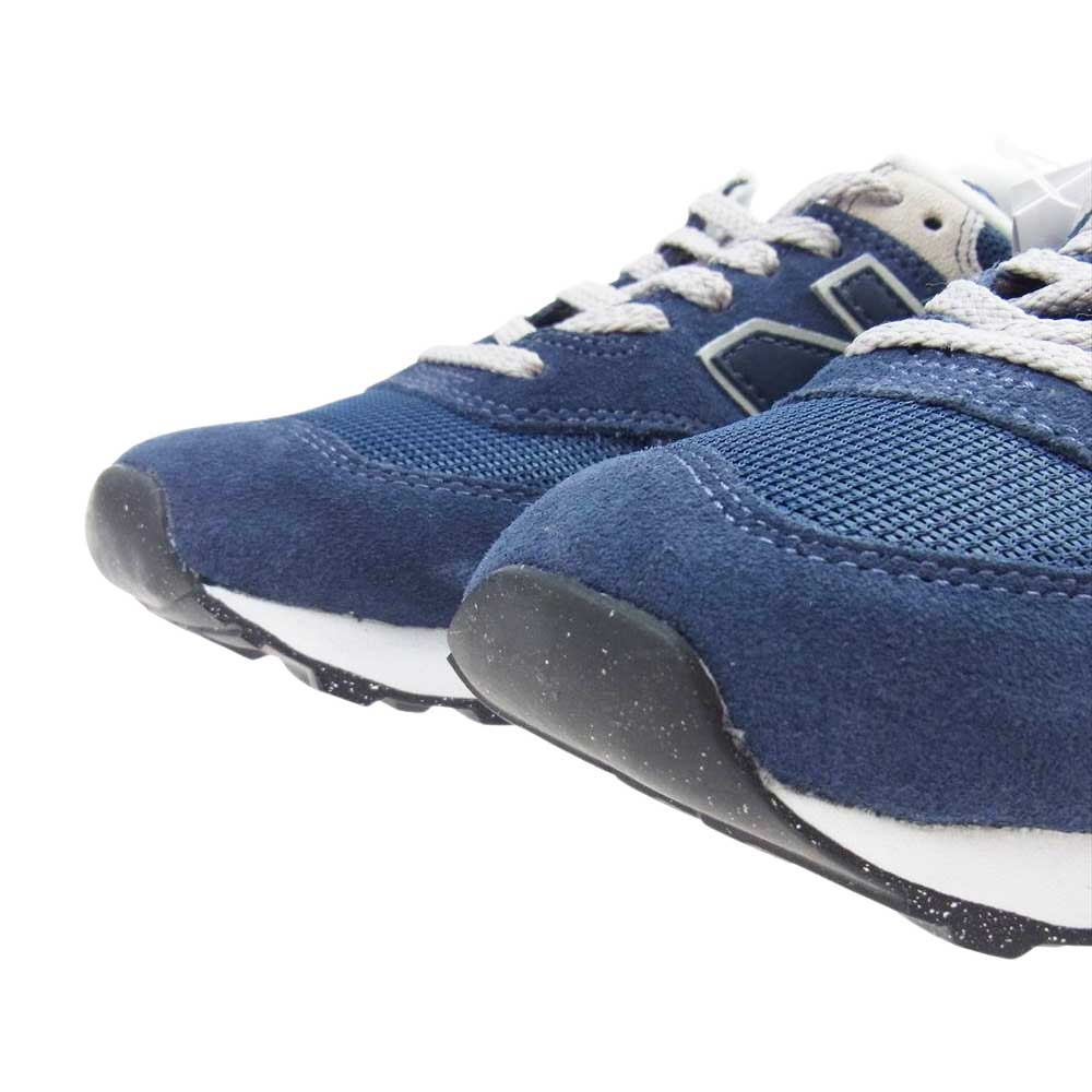 NEW BALANCE ニューバランス ML574EVN ローカット スニーカー ネイビー系 23.5【新古品】【未使用】【中古】
