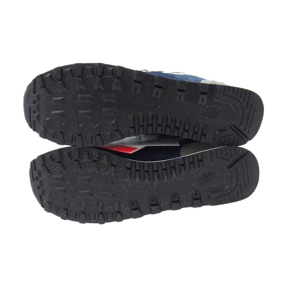 NEW BALANCE ニューバランス ML574EVN ローカット スニーカー ネイビー系 23.5【新古品】【未使用】【中古】
